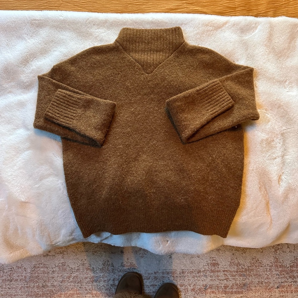 Madewell mock neck sweater